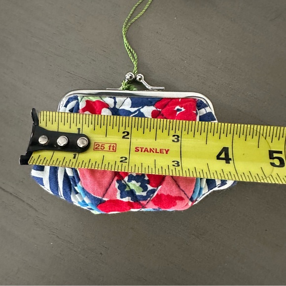 Vera Bradley Kiss Lock Petite Pouch Coin Purse NWT Summer Cottage - Picture 4 of 5